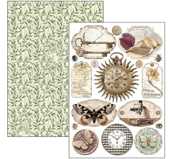 Paper set "Cabinet of Curiosities"