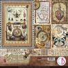 Carta scrapbooking "Cabinet of Curiosities"