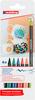 edding 4200 Pennello in porcellana "Vivid", set di 6 pezzi
