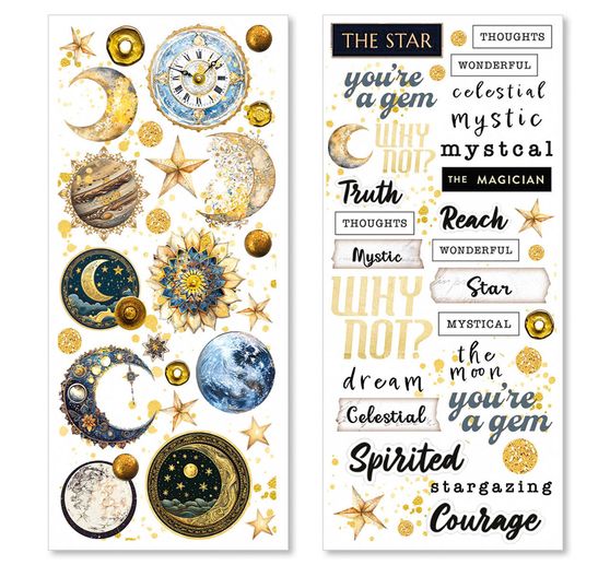 Adesivi artistici "Celeste