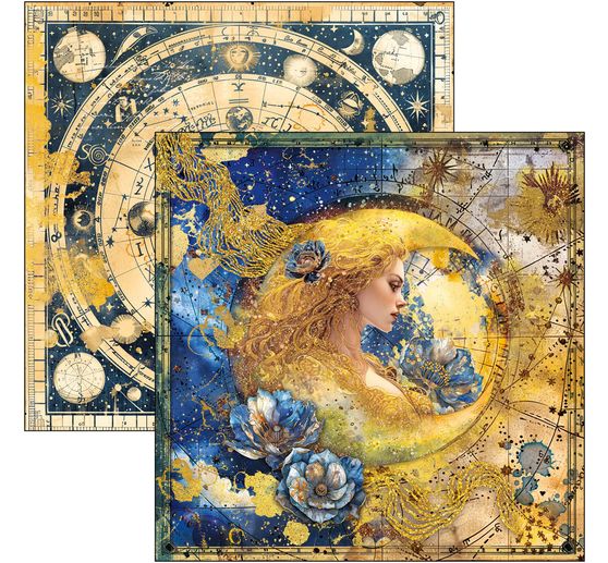 Carta scrapbook "Celestial