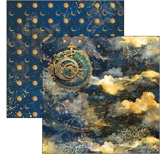 Carta scrapbook "Celestial