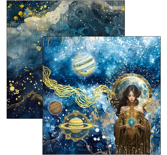 Carta scrapbook "Celestial