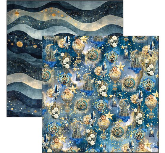 Carta scrapbook "Celestial