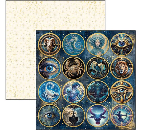 Carta scrapbook "Celestial