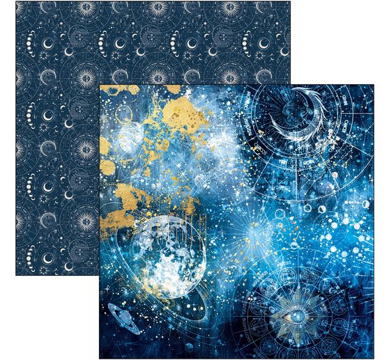 Carta scrapbook "Celestial