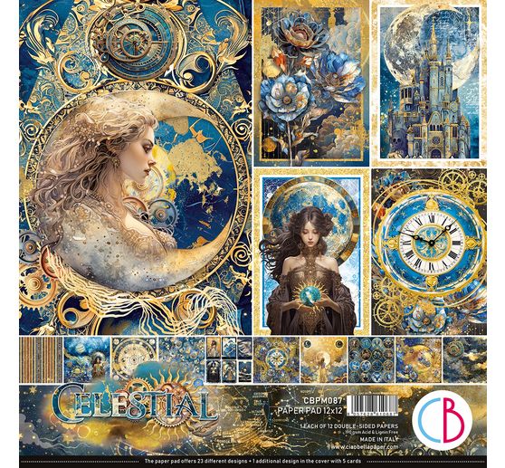 Carta scrapbook "Celestial