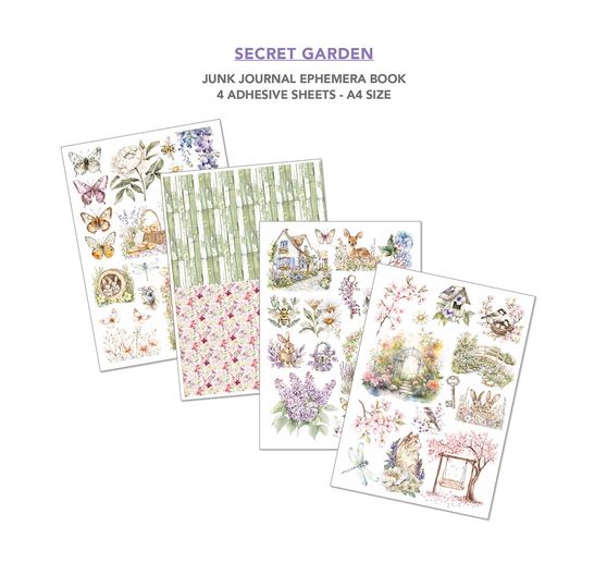 Junk Journal & Ephemera Book "Secret Garden"