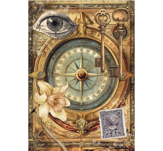 Motif straw silk assortment "Cabinet of Curiosities", set of 8