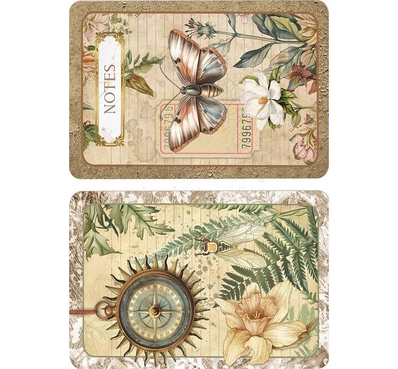 Motif straw silk assortment "Cabinet of Curiosities", set of 8