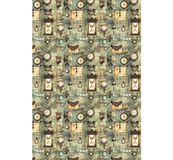 Motif straw silk assortment "Cabinet of Curiosities", set of 4