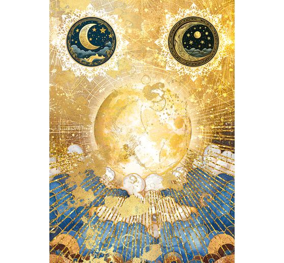 Motif straw silk assortment "Celestial", set of 8