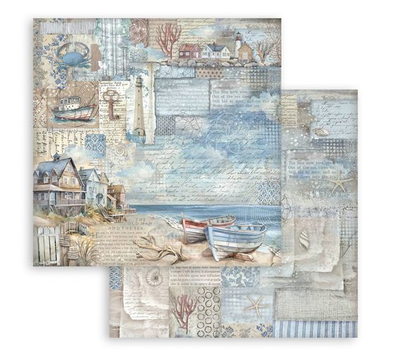 Blocco di scrapbook "Silent Sea