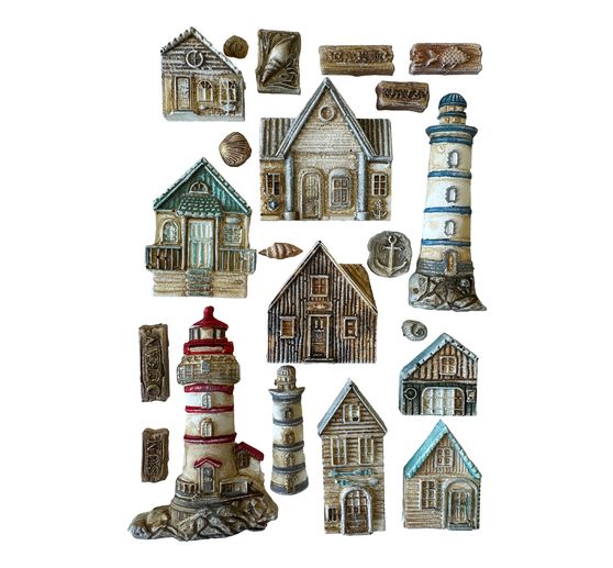 Silicone mould A5 "Silent Sea - Lighthouse"