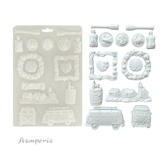 Soft modelling mould A4 "Silent Sea"