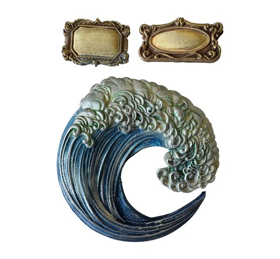 Soft modelling mould A5 "Silent Sea - Wave"