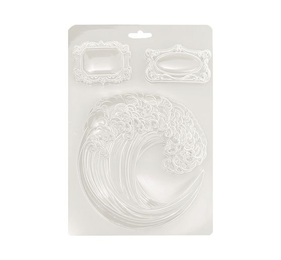 Soft modelling mould A5 "Silent Sea - Wave"