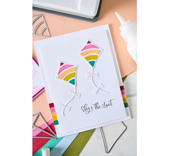 Sizzix Framelits Punching template "Sky's the Limit by Catherine Pooler"