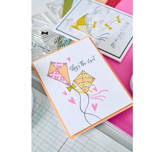 Sizzix Framelits Punching template "Sky's the Limit by Catherine Pooler"