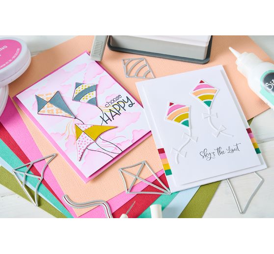 Sizzix Framelits Punching template "Sky's the Limit by Catherine Pooler"