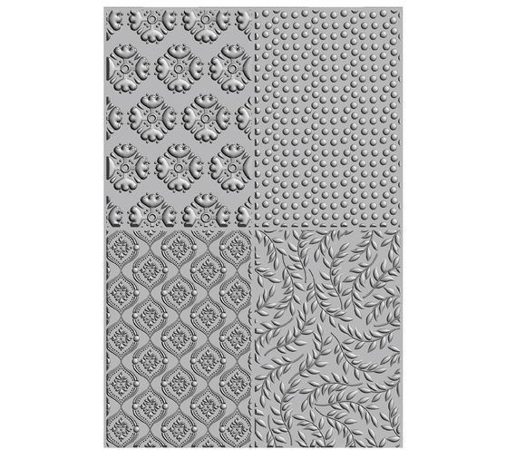 Sizzix 3D Embossing template "Posh Patterns by Catherine Pooler"