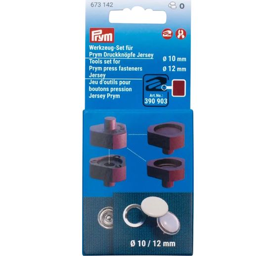 Prym Tool set for Prym push-studs Jersey, 10 and 12 mm