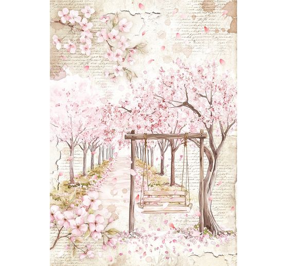 Motif straw silk assortment "Secret Garden", set of 8