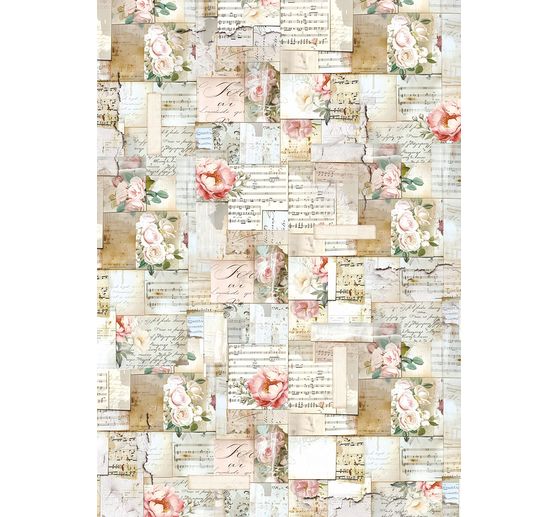 Motif straw silk assortment "Secret Garden", set of 8