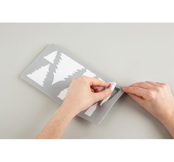 Silicone casting mould "Secret Santa family"