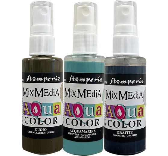 Stamperia Aquacolor "Silent Sea", set of 3