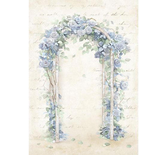 Motif straw silk backgrounds "Timeless", DIN A6, set of 8