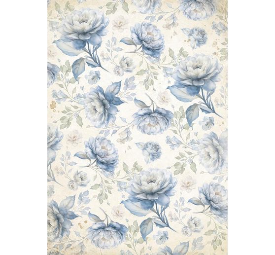 Motif straw silk backgrounds "Timeless", DIN A6, set of 8