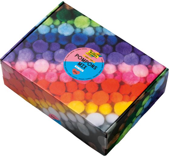 Pompoms Mix Jumbo Pack "Colourful"