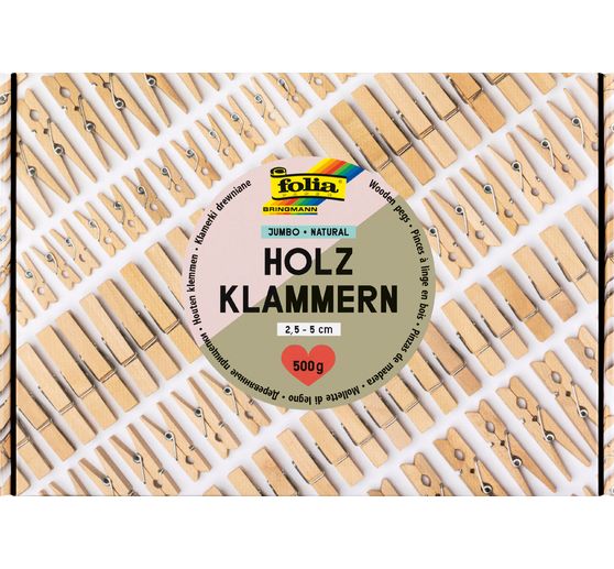 Graffette di legno Confezione Jumbo "Naturel"