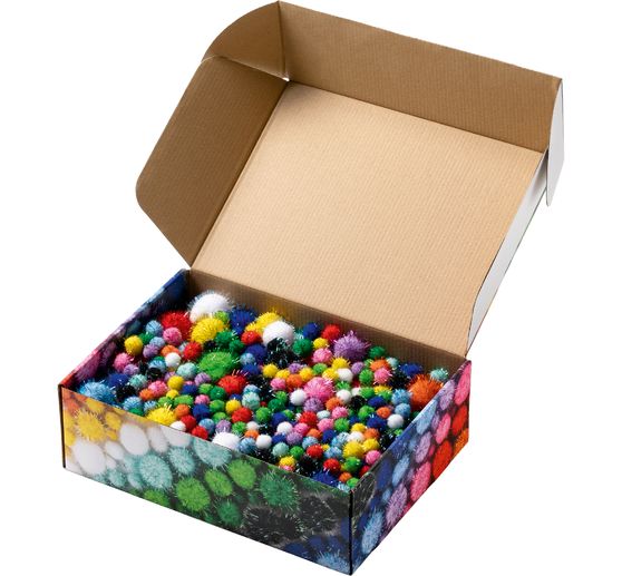 Pompoms Mix Jumbo Pack "Glitter"