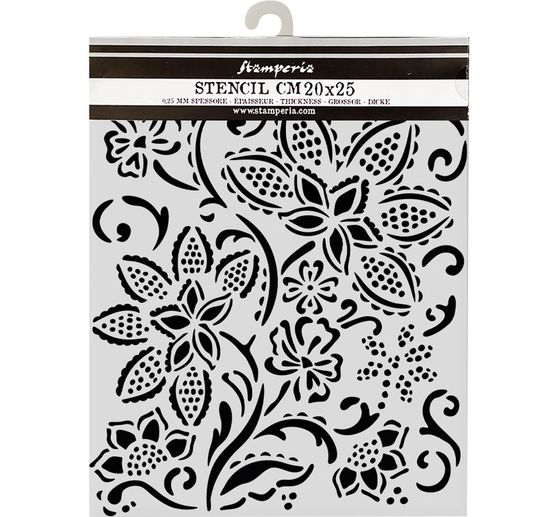 Stencil "Timeless - Batik Flowers"