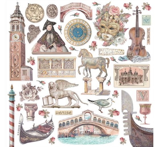 Scrapbook block "Venice"