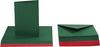 VBS Double cards with envelopes "Classic Xmas", 50 pieces