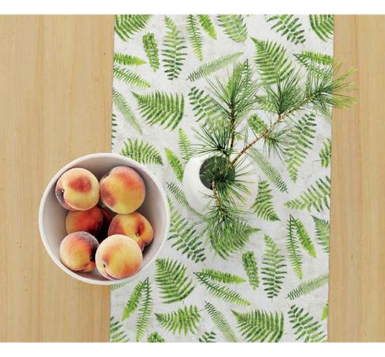 Decoration fabric linen optics "Fern"