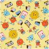 Cotton fabric "Retro Friends"