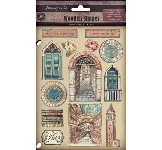 Lasercut motifs "Venice City of Art"