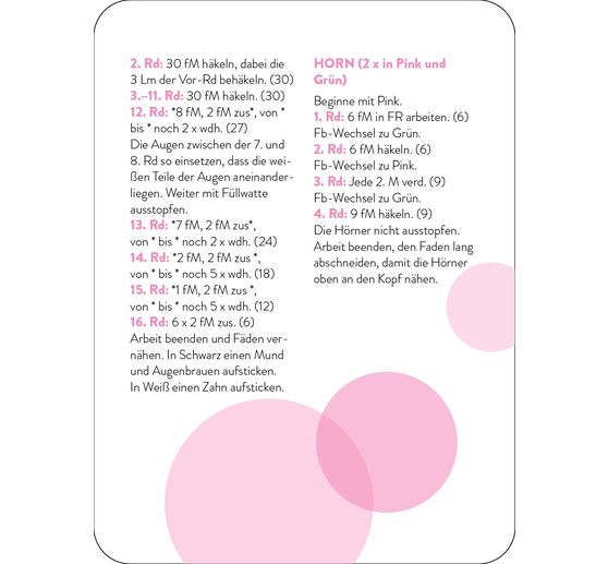 Card set "55 x häkeln - Mini-Amigurumi"