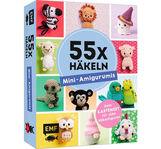 Card set "55 x häkeln - Mini-Amigurumi"