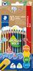 STAEDTLER Noris colour "Jumbo colored pencils", set of 9 + 1 free