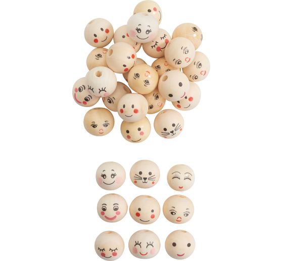 VBS Wooden heads "Lovely face"