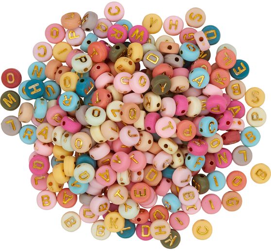 VBS Letter beads "Glamour"
