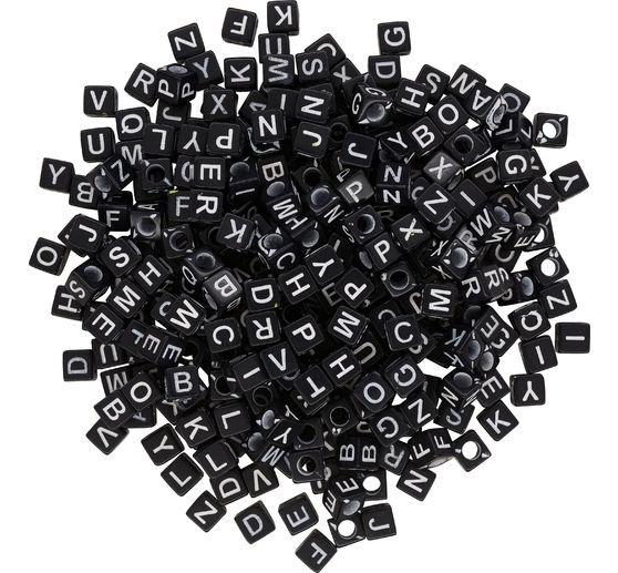 VBS Letter beads "Black"