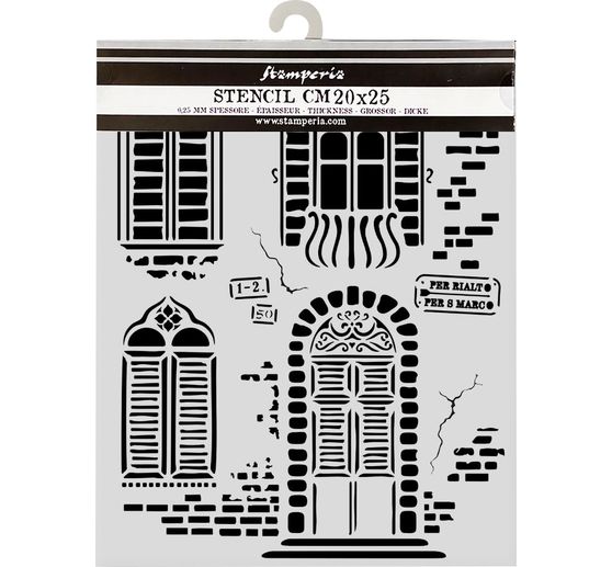 Stencil "Venezia", Windows