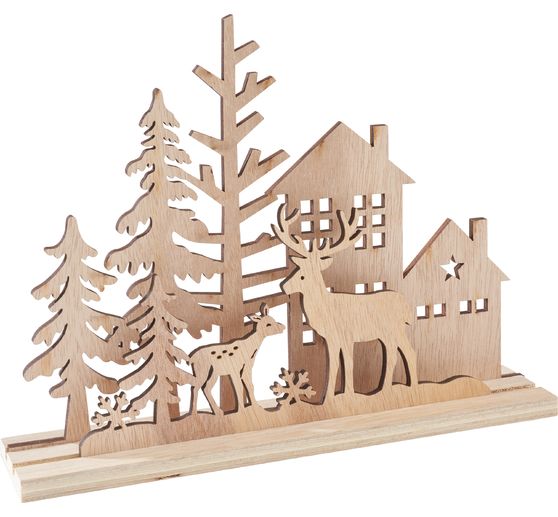 VBS Kit di montaggio in legno "Renna ai margini della foresta".