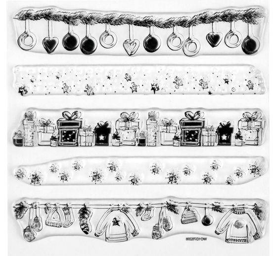 Clear Stamps "Christmas borders trims"